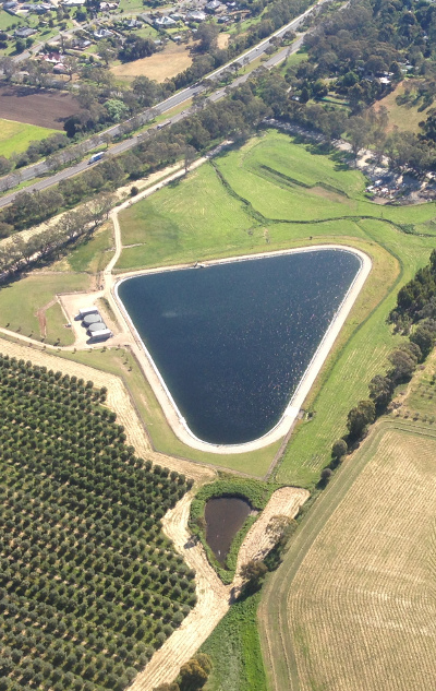 finished dam